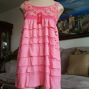 NWT TWO TONE SLEEVELESS DRESS/TOP